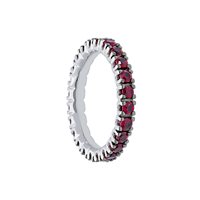 Ringe Babila Milano Dame Forever in Weißgold Rubino BBI1105RB - BBI1105RB